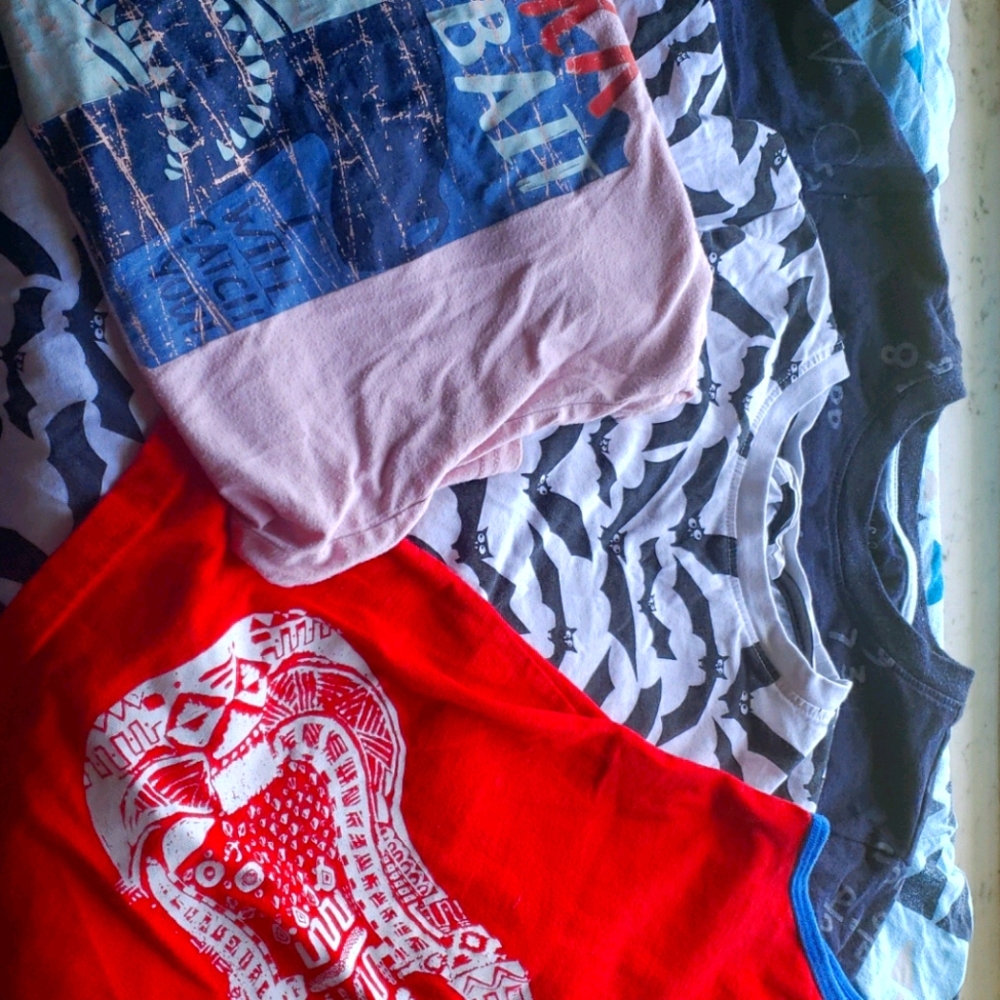 Cat & Jack bundle of shirts size 8/10 boys lot